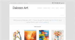 Desktop Screenshot of dalozzoart.com